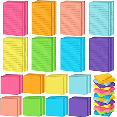 Sticky Note Pads Post Notes Self Adhesive It Neon Pastel (8 Colours In 3  Sizes)