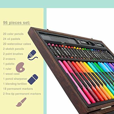 Portable Drawing Painting Coloring Art Set Supplies Kit, Gifts for