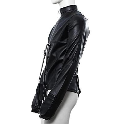 black straight jacket costume