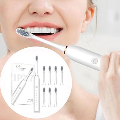 Electric Toothbrush - Rechargeable Electric Toothbrushes with 8 Brush  Heads, Smart 6-Speed Timer Electric Toothbrush IPX7, Power Electric  Toothbrush for Adults - Yahoo Shopping