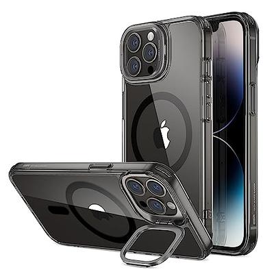 ESR Magnetic Phone Case for iPhone 14 Pro Max, Compatible with MagSafe,  Built-in Camera Ring Stand, Military-Grade Protection, Classic Kickstand  Case (HaloLock),Clear Black - Yahoo Shopping