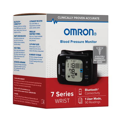 OMRON Silver Blood Pressure Monitor, Upper Arm Cuff, Digital Bluetooth Blood  Pressure Machine, Stores Up To 80 Readings - Yahoo Shopping