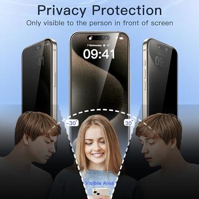 JETech Privacy Screen Protector for iPhone 13 Pro Max with Camera Lens  Protector