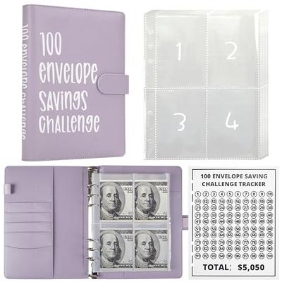 A7 Binder, Cash Envelopes, Budget Savings Challenge, Sinking Funds - Yahoo  Shopping