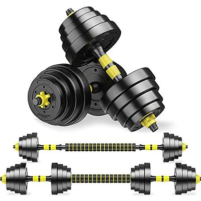 Adjustable Dumbbell Set of 2, 4 in 1 Free Weights Dumbbells Set for Women,  5lb Dumbbells Set of 2, Each 2lb 3lb 4lb 5lb with TPU Soft Rubber Handle