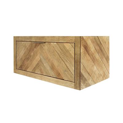 Vintner's 48-Inch Reclaimed Wine Stave Vanity Base