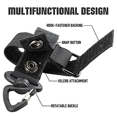 EDC Tactical Nylon Ribbon Keychain Outdoor Multifunctional Carabiner  Camping Hiking Hiking Velcro Backpack Buckle Hook