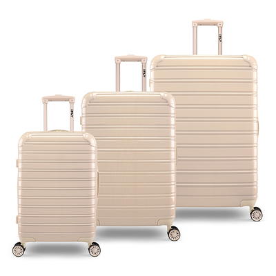 IFLY Rolling Luggage Hardside Spectre Versus Clear Luggage 24