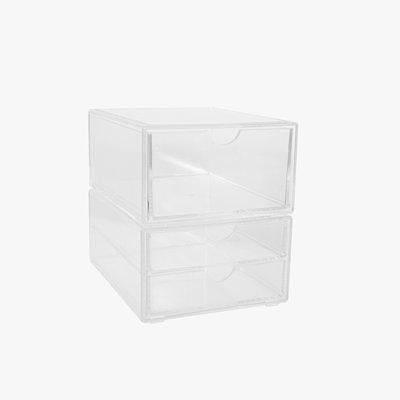 Clear Acrylic Shelves, Single and Double Plastic Shelves