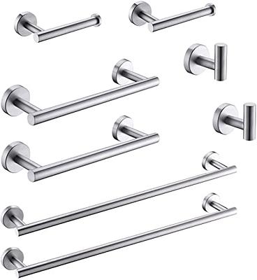 6 Piece Bathroom Hardware Set Brushed Gold Wall Mount Modern Bathroom Towel  Holder Bar 304 Stainless Steel Bath Accessories Set - Yahoo Shopping