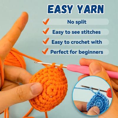 KSORUSL Crochet Kit for Beginners, Cute Green Animal Crochet Starter Kit  Include Videos Tutorials, Yarn, Stuffing, Crochet Hook, Stitch Markers,  Plastic Eyes, Keychain - Boys and Girls Birthdays Gift - Yahoo Shopping