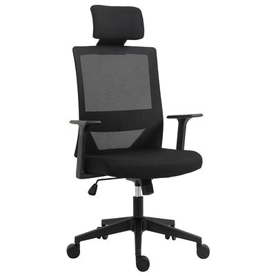 Allwex Magic Brown Suede Fabric Swivel Office Task Chair with Arms