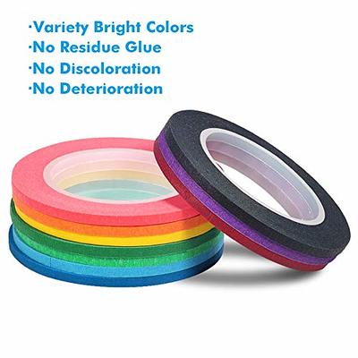 Graphic Tapes, 10 Rolls 3mm Colored Whiteboard Gridding Tape Grid Marking  Tapes Self-Adhesive Chart Tapes 