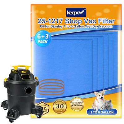 25-1202 Foam Filter Replacement for Stanley 1-5 Gallon Wet/Dry