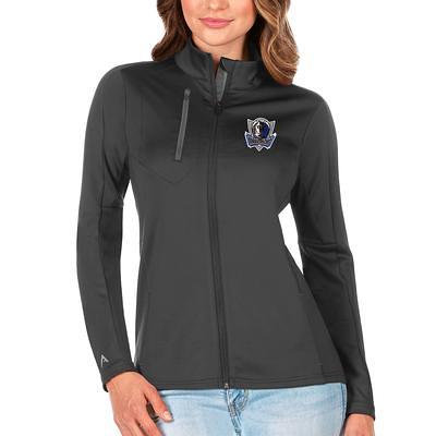 Women's Antigua White Dallas Cowboys Team Victory Full-Zip Hoodie