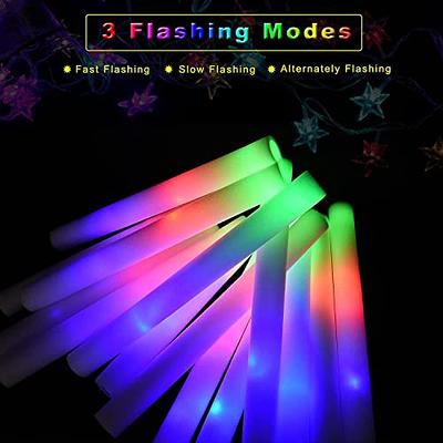 Glow Sticks Bulk 10 Pieces Led Glow Foam Sticks With 3 Modes Colorful  Flashing Glow Party Supplies For Wedding Birthday Raves Halloween Kids