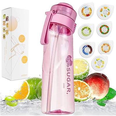 650ml Air Flavored Water Bottle Fruit Scent With Pods Sports Outdoor No  Sugar