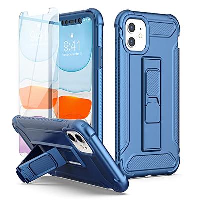 CellEver Clear Full Body Case for iPhone XR, Heavy Duty Protection with  Anti-Slip TPU Bumper and [2 Tempered 9H Glass Screen Protectors] Shockproof