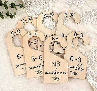 CORALMEE Wooden Baby Closet Dividers 8Pcs Mauve Tones Closet Dividers for  Baby Clothes Organizer Double-Sided Organizer for Newborn to 24 Months  Colorful Nursery Decor for Closet Size Hangers - Yahoo Shopping