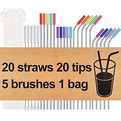 Stainless Steel Straws Replacement For Yeti Rambler Series and Simple Modern  20/30oz Tumblers-16 Reusable Metal Straws with Travel Case & 4 Cleaning  Brushes(Rainbow) - Yahoo Shopping