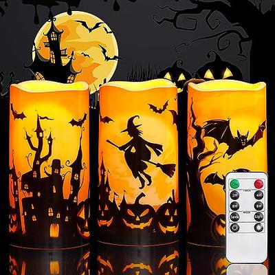  SingTok 12 Pack Timer Tea Light Battery Operated, Flameless  Flickering LED Timer Votive Tealight Fake Candles Bulk for Christmas  Halloween Decorations : Grocery & Gourmet Food