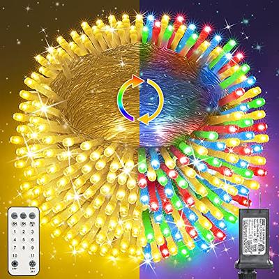 Decute 500LED 164FT Christmas Tree String Lights Green Wire Dimmable with  Remote Control, UL Listed Plug in Fairy Starry Lights Decorative for Christmas  Tree Party Wedding Indoor Outdoor Warm White - Yahoo