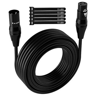 Xlr Male To 2-Rca Female Microphone Adapter Cable For Mic Speaker Amplifiers