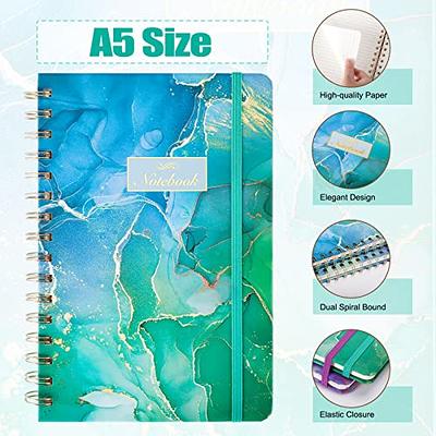  FYY College Ruled Spiral Notebook A5 3 Pack, PP Hardcover Top  Bound Spiral Notebook Ruled Lined Journal Notebook Bulk, Spiral Bound  Notebook for Student Office School Supplies : Office Products