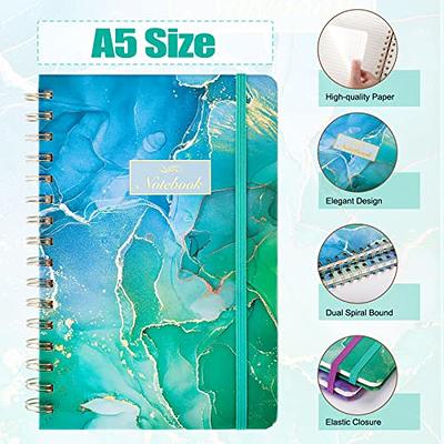 Spiral Notebook - 3 Pack A5 Ruled Journal Notebook, 8.3'' × 6'', 3