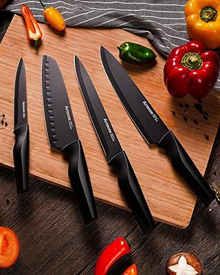 Knife Set, Astercook 21 Pieces Knife Sets for Kitchen with Block,  Dishwasher Safe Kitchen Knife Set with Built-in Sharpener, German Stainless  Steel