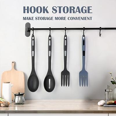 Black 6-Piece Nylon Kitchen Utensils Multifunction Shovel Spoon