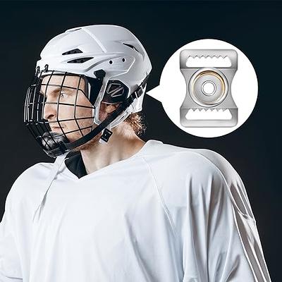 CloceanBrand Hockey Helmet Chin Strap with Single Strengthened Snap Ice  Hockey Chin Strap Replacement Parts Loop Repair Kit