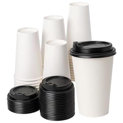Galashield Disposable Coffee Cups with Lids 16 Oz