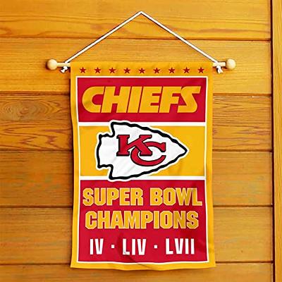 Kansas City Chiefs Super Bowl LVII 2022 2023 Champions House Banner Flag