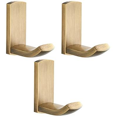 Cabilock 3pcs Wall Mounted Rack Coat Hook Wall Hooks for Brass