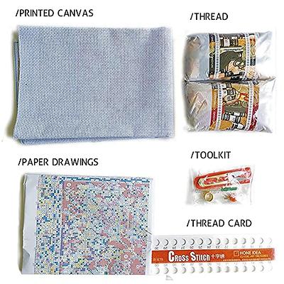 Dimenshion 11CT Stamped Cross Stitch Kits for Beginners,Full