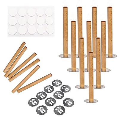 NOOR Candle Wick Kit - 100pcs Candle Wicks for Candle Making with Wick  Holders, Wick Stickers, Candle Labels - Candle Making Kit - Candle Wicks  for