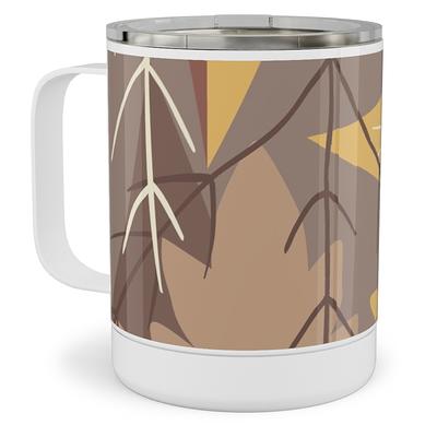 Travel Mugs: Leaf Pile Stainless Steel Mug, 10Oz, Brown - Yahoo Shopping
