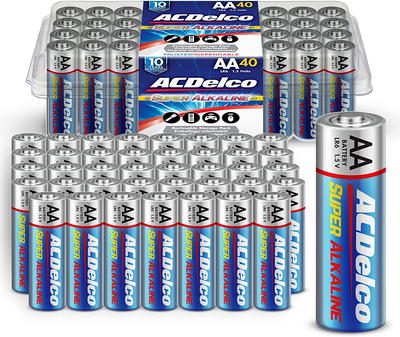 ACDelco Super Alkaline AA Batteries, 40 Count - Yahoo Shopping