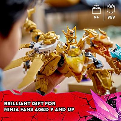 LEGO 71796 NINJAGO Elemental Dragon vs. The Empress Mech, Large Building  Toy Set with Dragon Toy, Action Figure, Ninja Flyer and 6 Minifigures