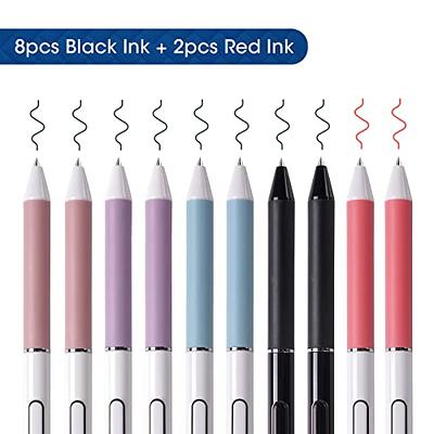 WRITECH Retractable Gel Ink Pens: 0.5mm Fine Point Pen Multicolor