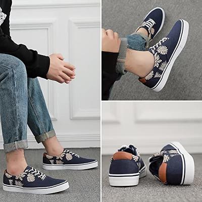 Men's Trendy Knitted Breathable Skate Shoes, Fashionable Non-slip Smart Casual  Shoes, Men's Footwear - Temu