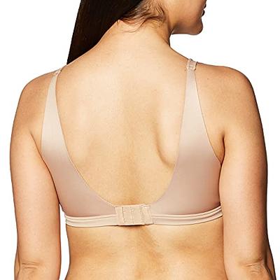 Plus Size Women's Back-Smoothing Wireless T-Shirt Bra by Comfort