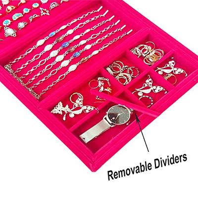 Stratalife Earring Organizer Tray Stud Earring Organizer Stackable Earring  Tray Jewelry Earring Holder Display Drawer Organizer for Earrings Stud