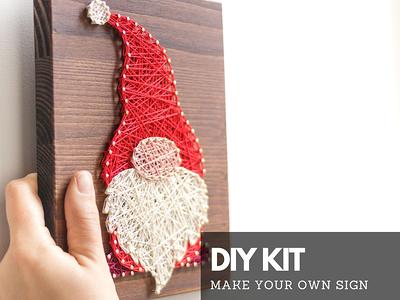 Holiday DIY Craft Kits - Adult String Art Kit