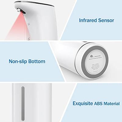 Automatic Soap Dispenser, PZOTRUF Touchless Dish Soap Dispenser 17oz/500ml  with Upgraded Infrared Sensor, 5 Adjustable Soap Dispensing Levels, Liquid