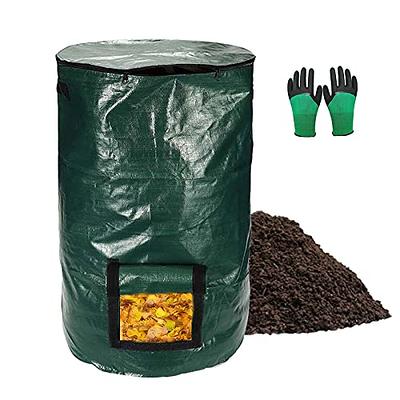 AOSION Kitchen Compost Bin Counter,1.0 Gallon Indoor Compost Bin with Lid,Compost Bucket Countertop Composter Container with 3pcs Charcoal Filters