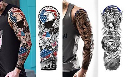 patriotic tattoo sleeves