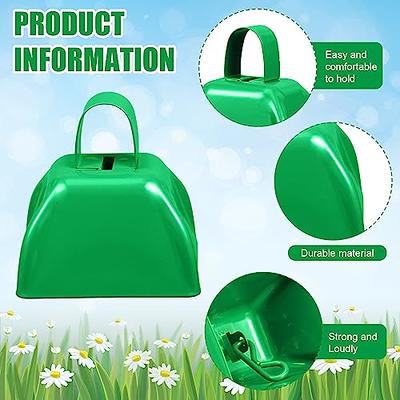 Therwen 12 Pack Metal Cow Bells Noise Makers with Handle 3 Inch Hand  Percussion Cowbells Bulk Loud Call Bell for Sporting Events Cheering  Football Games Team Spirit Weddings Party Noisemakers (Green) - Yahoo  Shopping