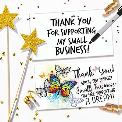 Business Thank You Cards - Small Business Essentials - Thank You For Your  Business - Blank Note Card, Stationery Set of 50 3.5 x 2 Standard Business
